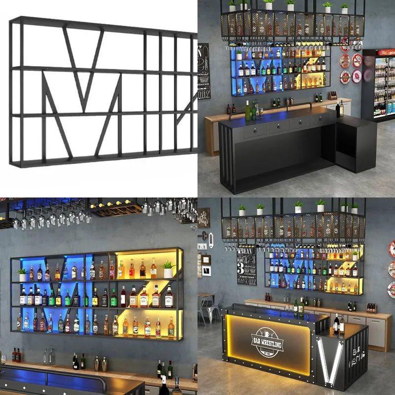 Wall Mounted Wrought Iron Wine - Wine & Beer Guayaquil recension och pris